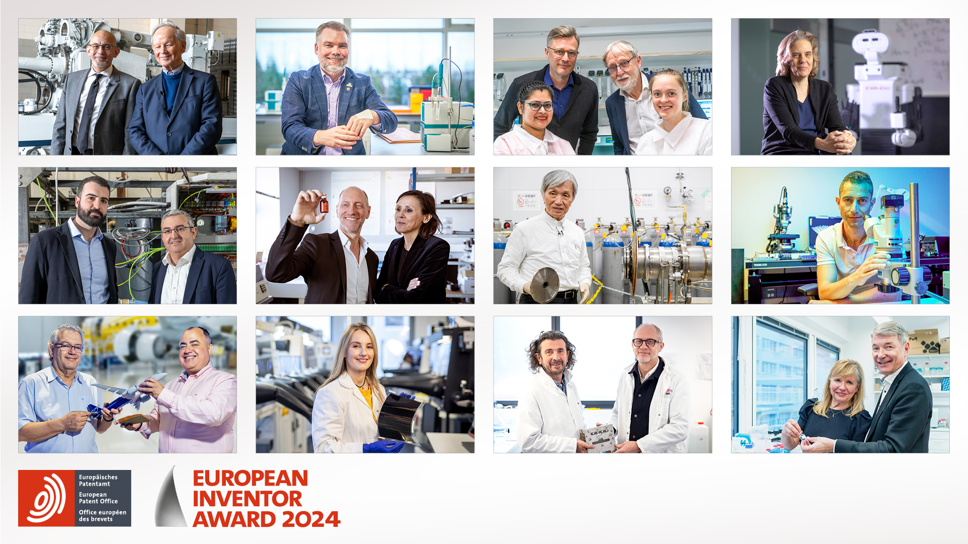 European Inventor Award 2024 finalists