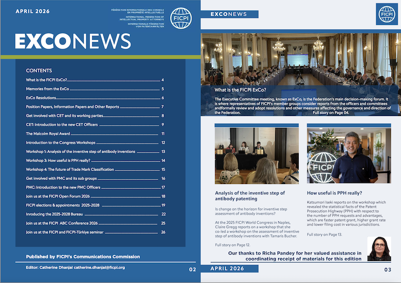 FICPI EXCO News April 2026