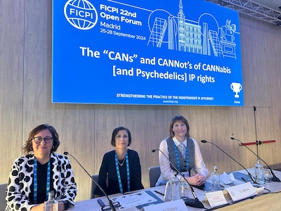 Cannabis and psychedelics session at 2024 FICPI Open Forum 