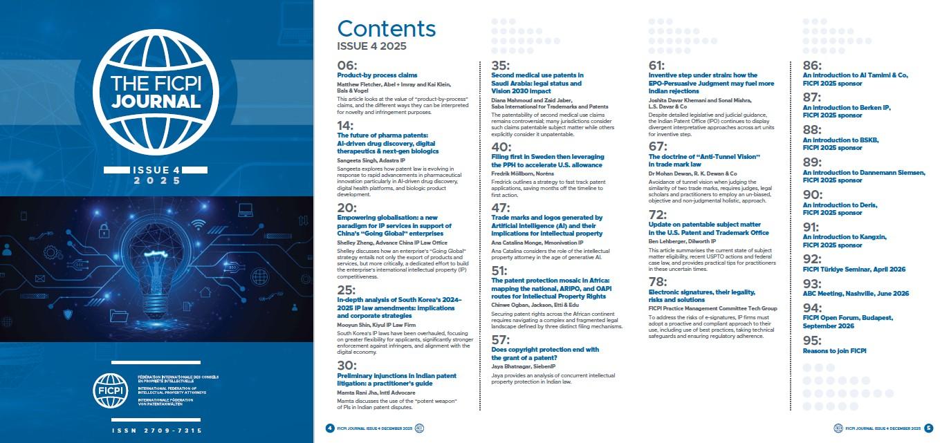 Journal Issue 4 Cover & Contents