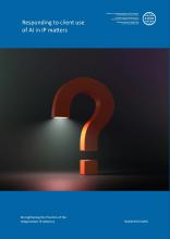 Responding to client use of AI in IP matters